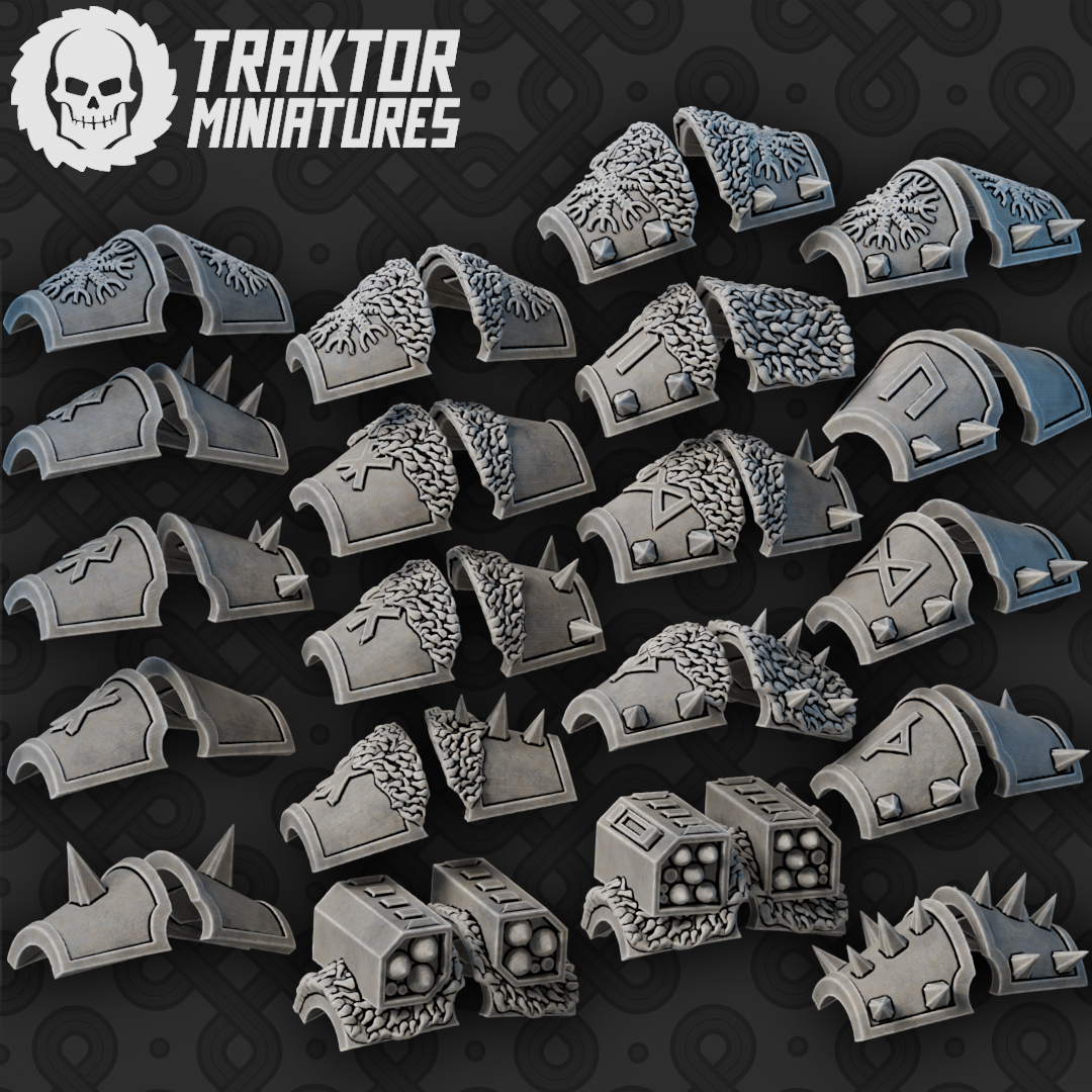 Jomsviking Huskarlar Shoulder Pads